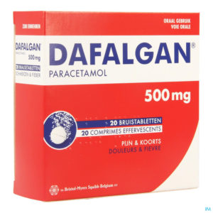 DAFALGAN 500 MG 20 CPR EFF