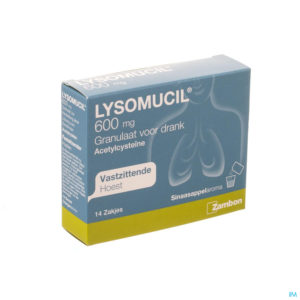 LYSOMUCIL 600 MG 14 SACH