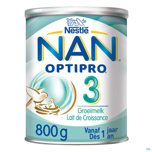NAN OPTIPRO 3 LAIT 800 G NF
