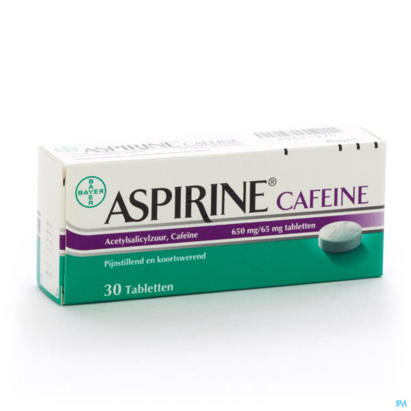 ASPIRINE CAFEINE 650/65 MG 30 CPR
