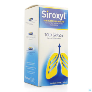 SIROXYL SS SUCRE 750 MG/15 ML 300 ML