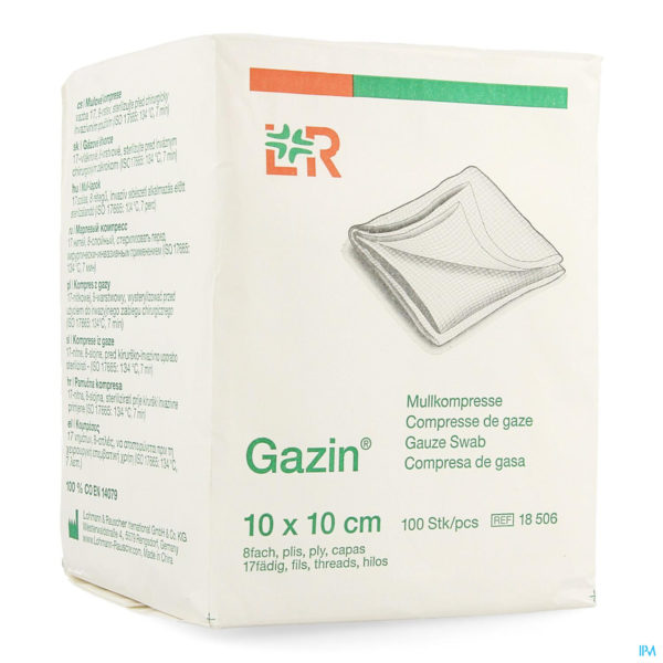 GAZIN 10*10 CM 8 PLIS A 100        18506