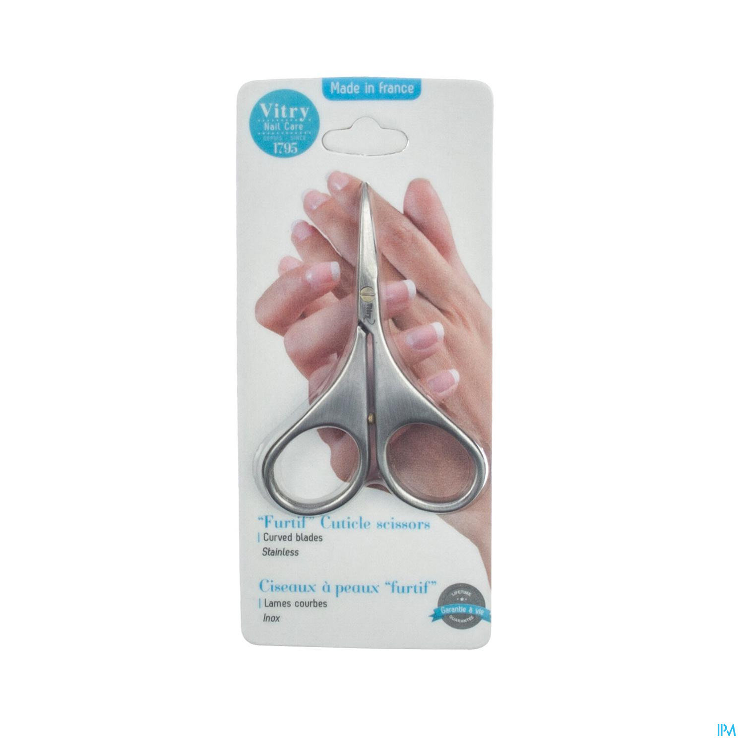 Nail scissors curved blades - Vitry