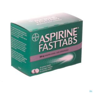 ASPIRINE FASTTAPS 500 MG 40 CPR