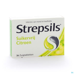 STREPSILS SS SUCRE CITRON 36 PAST