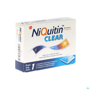 NIQUITIN CLEAR 21 MG 14 PATCH