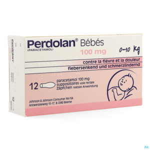 PERDOLAN BB 100 MG 12 SUPP         96153