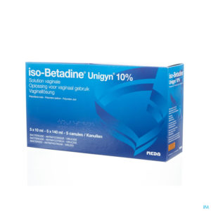 ISOBETADINE UNIGYN SOL VAG 5 FL UD 10 ML