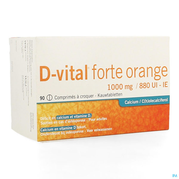 D VITAL FORTE ORANGE 1000MG/880U 3*30CPR