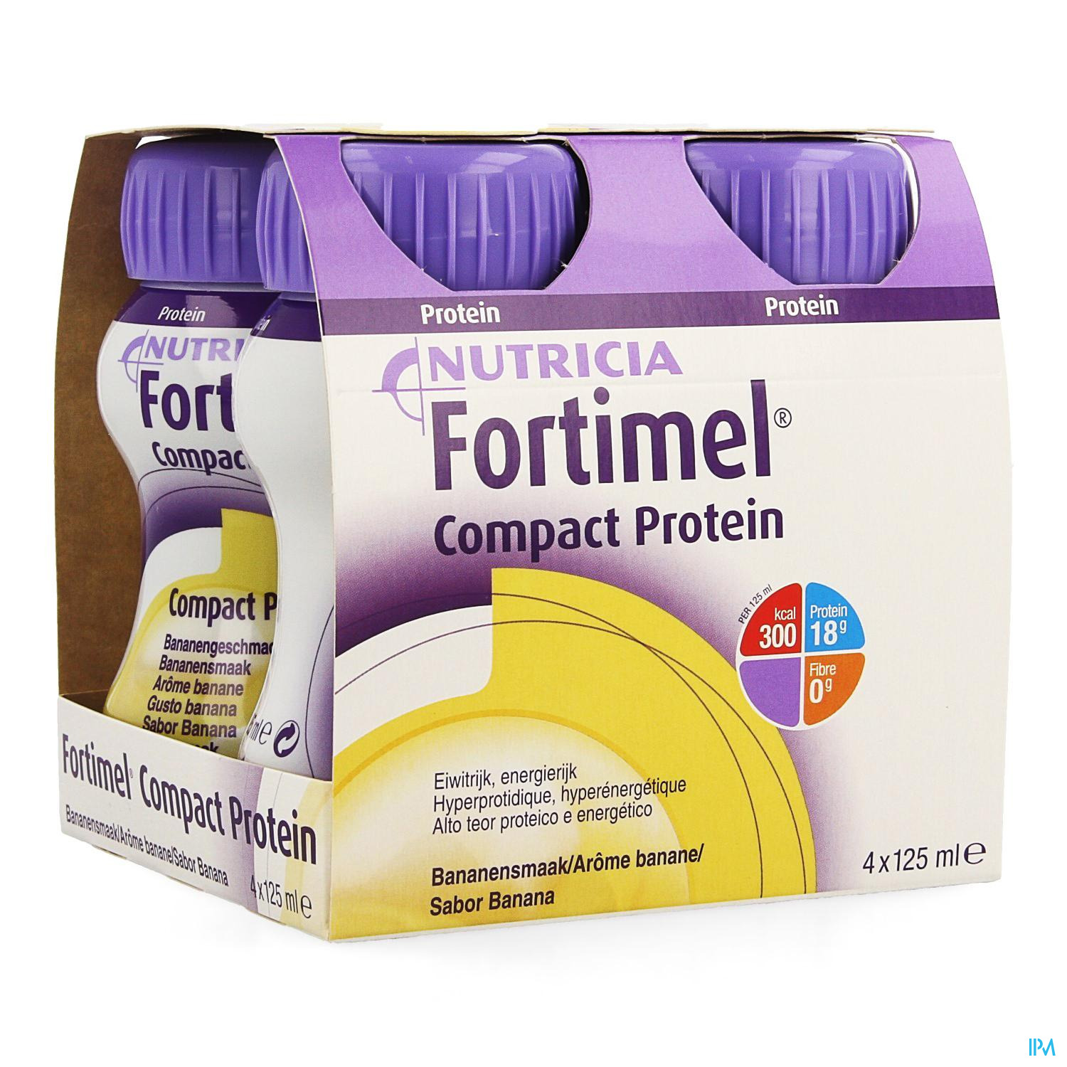 FORTIMEL COMPACT PROT BANANE 4*125 ML – Pharmacie Online