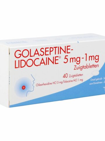 GOLASEPTINE LIDOC 5 MG + 1 MG 40 CPR