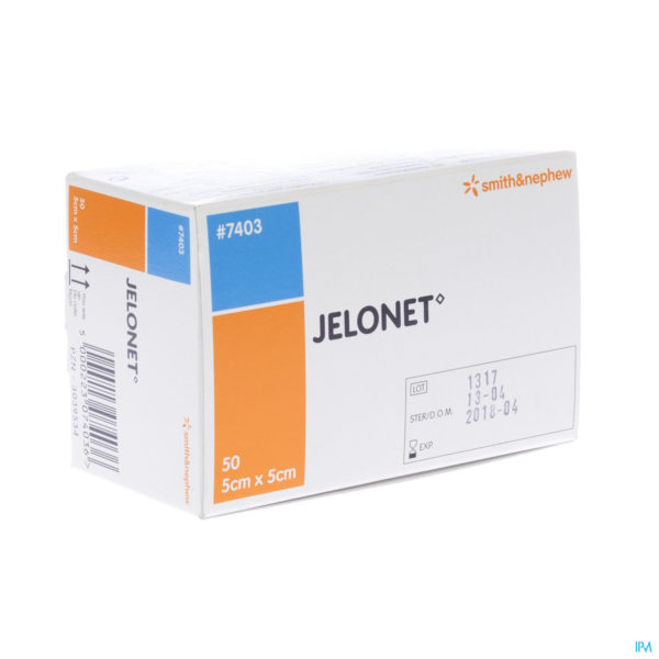 JELONET 5*5 CM 50 COMPR PARAFF      7403