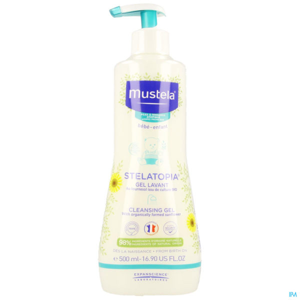 MUSTELA PA STELATOPIA GEL LAVANT 500 ML
