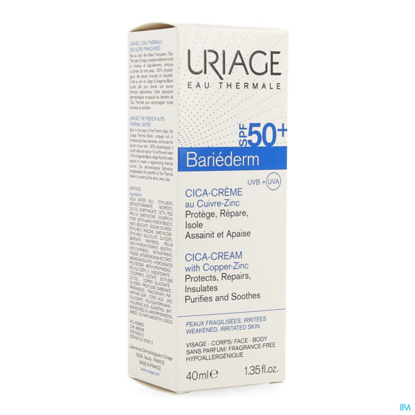 URIAGE BARIEDERM CICA CR SPF50+ T40ML