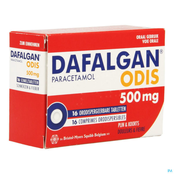 DAFALGAN ODIS 500 MG 16 CPR