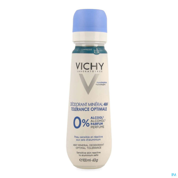 VICHY DEO TOLERANCE OPT. 48H 100ML