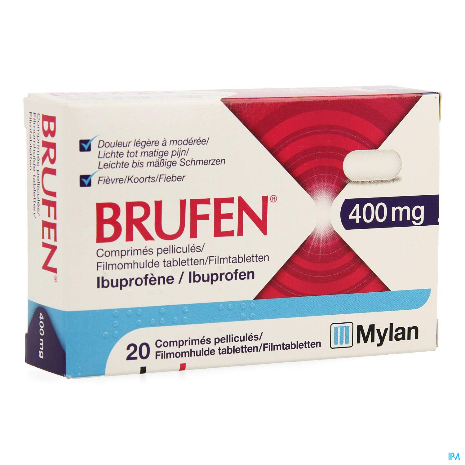 BRUFEN 400 MG 20 CPR – Pharmacie Online