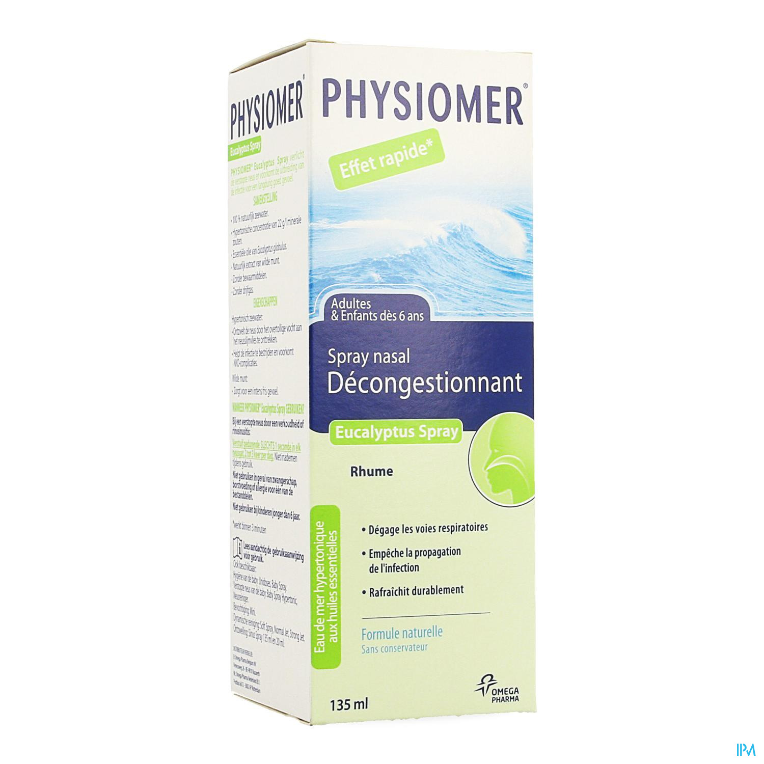 Physiomer Eucalyptus Spray 135ml - .:: CAMPUS PARA