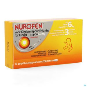 NUROFEN ENF 60 MG 10 SUPP