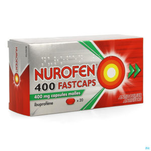 NUROFEN FASTCAPS 400 MG 20 CAPS MOLLES