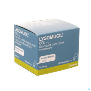 LYSOMUCIL 600 MG 60 SACH