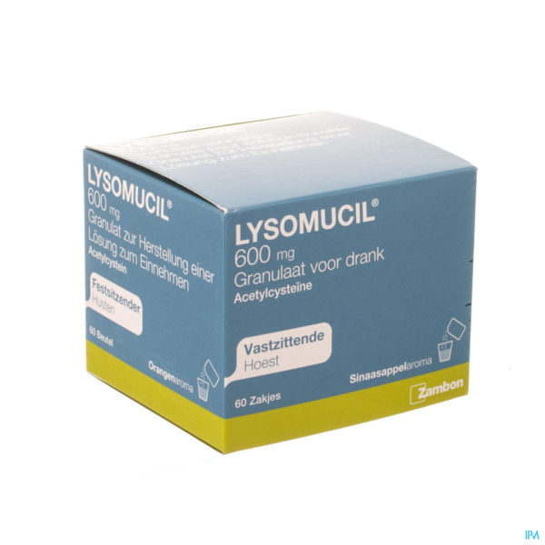 LYSOMUCIL 600 MG 60 SACH