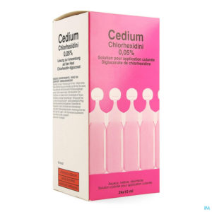 CEDIUM CHLORHEXIDINE 0,05% 24*10 ML