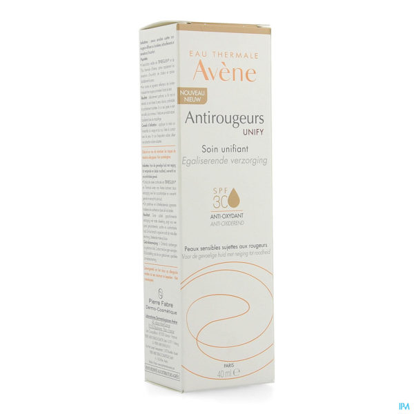 AVENE ANTIROUGEURS UNIFY 40 ML