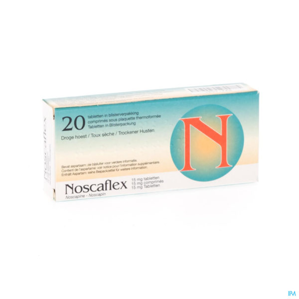 NOSCAFLEX 15 MG 20 CPR