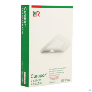CURAPOR STERILE 7 * 5 CM A 5       32902