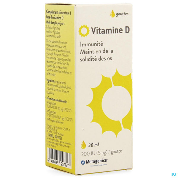 VITAMINE D3 LIQUID 30 ML           25777