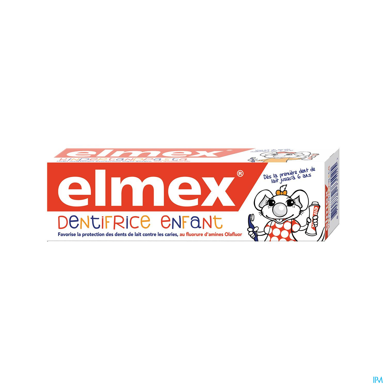 Elmex Dentifrice Enfant 3 à 6 ans 50 ml