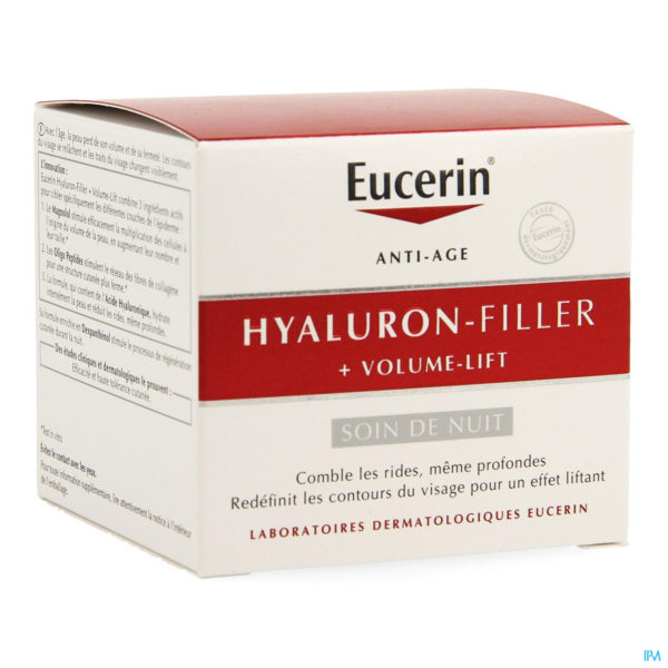 EUCERIN HYAL FILLER+VOL NUIT 50 ML