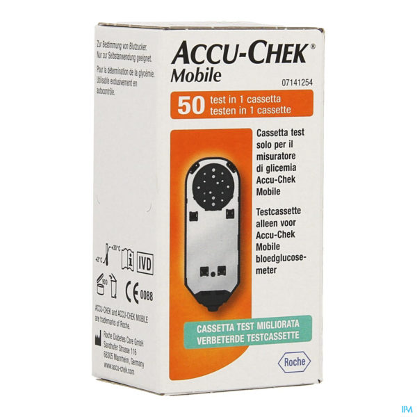 ACCUCHEK MOBILE TESTS A 50      07141254