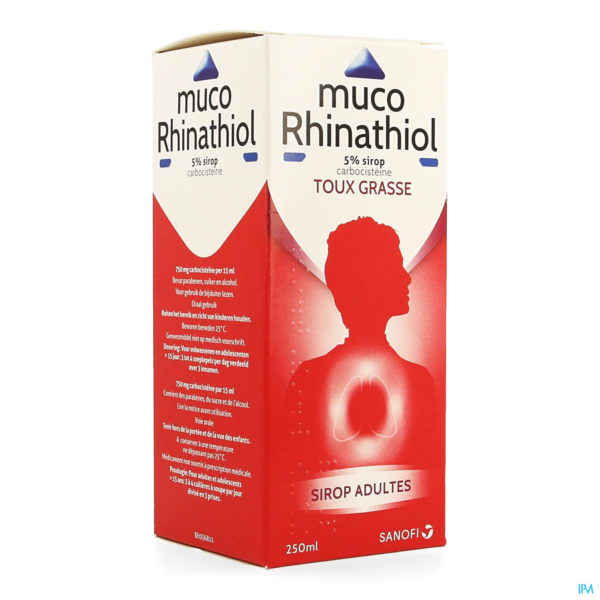 MUCORHINATHIOL AD 5% SIR 250 ML