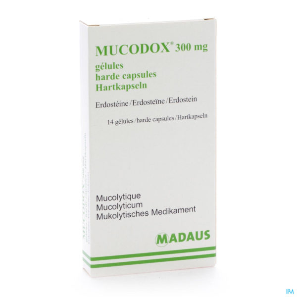 MUCODOX 300 MG 14 CAPS