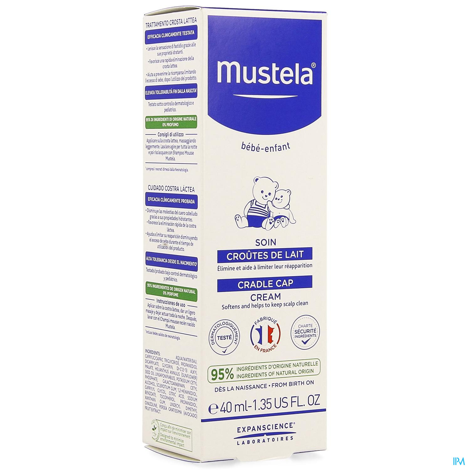Crème croute de lait Mustela - Mustela
