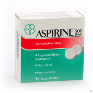 ASPIRINE 500 MG 36 CPR EFF