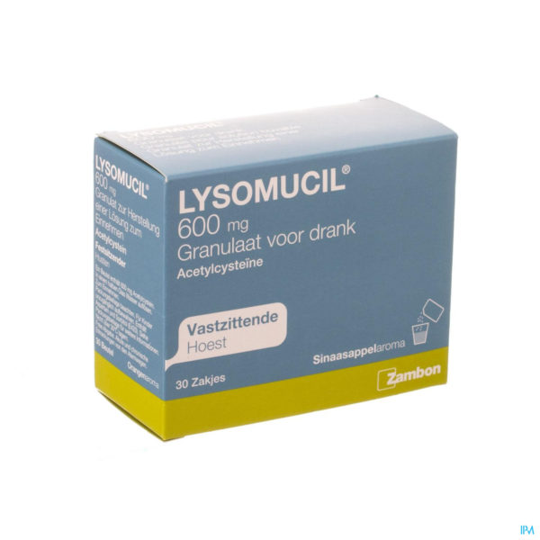 LYSOMUCIL 600 MG 30 SACH