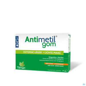 ANTIMETIL 24 GOMMES