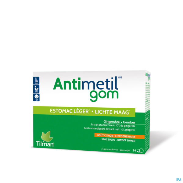 ANTIMETIL 24 GOMMES