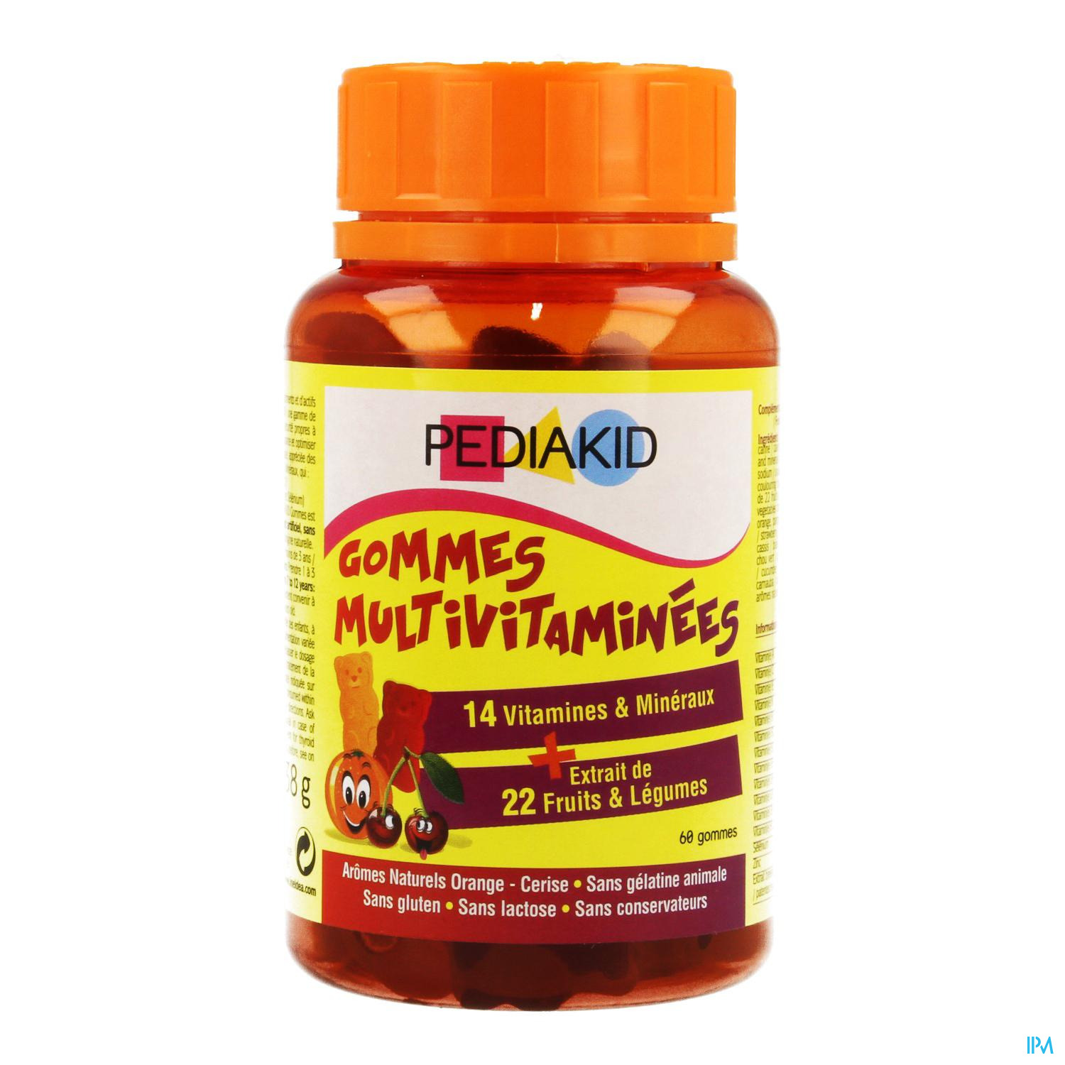 Pediakid Gummies Vitamines C 60 Gommes A Mâcher