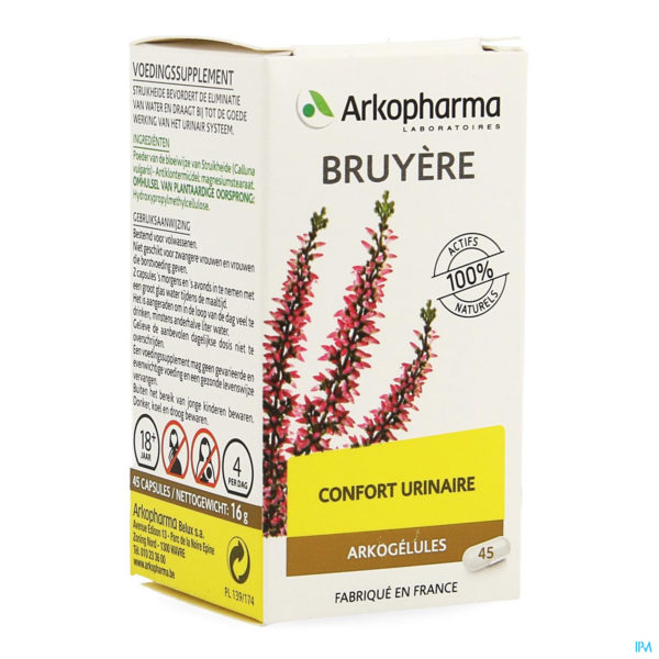 ARKOGELULES BRUYERE 45 CAPS