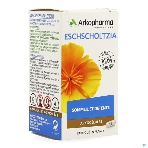 ARKOGELULES ESCHOLTZIA 45 CAPS