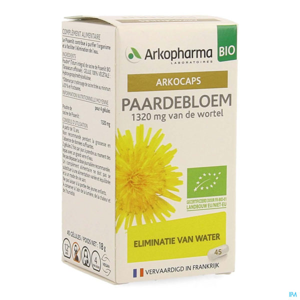 ARKOGELULES PISSENLIT BIO 45 CAPS