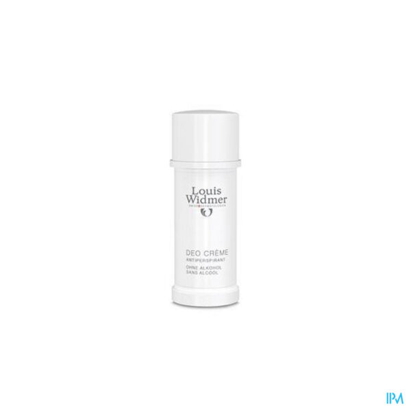 WIDMER DEO CREME SANS ALU 40 ML N-PARF