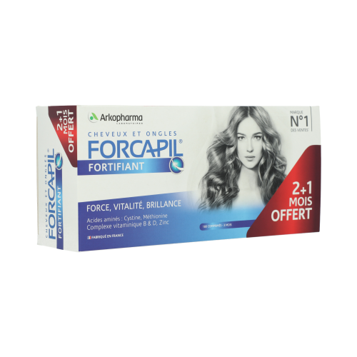 FORCAPIL PROMO 2+1 MOIS 3*60 CAPS – Pharmacie Online