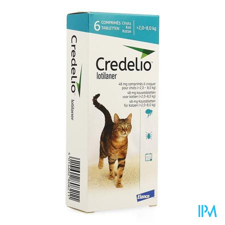 Credelio 48 Mg 6 Cpr A Croq Vet Pharmacie Online
