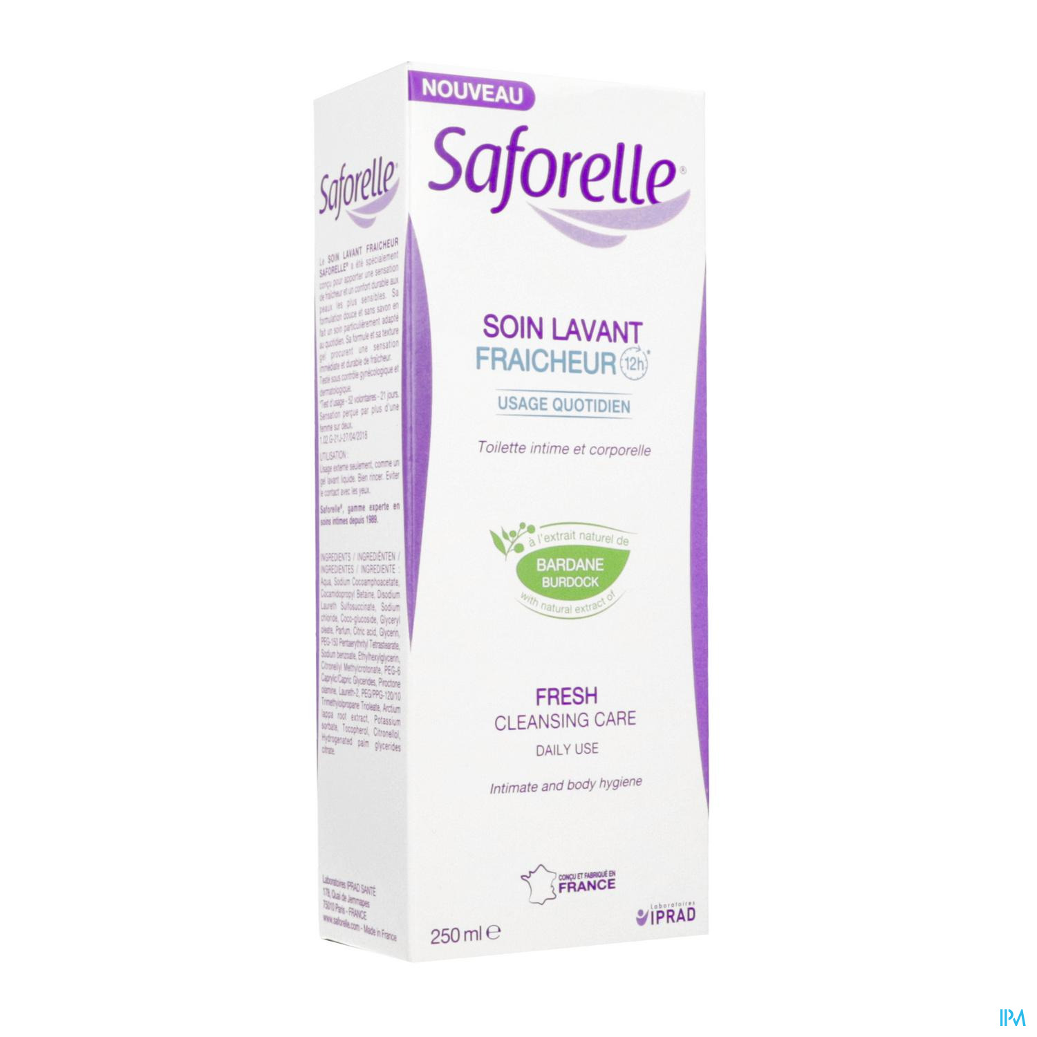 SAFORELLE SOIN LAVANT FRAICHEUR 250 ML – Pharmacie Online