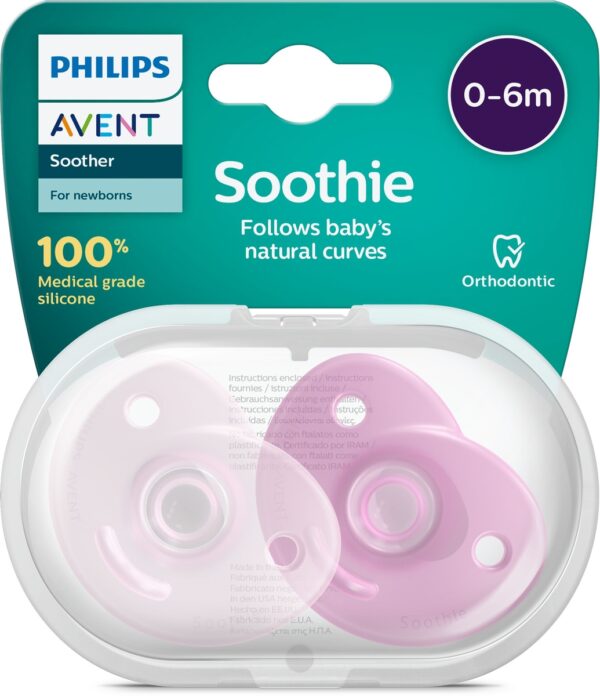 AVENT SUCETTE +0M SOOTHIE GIRL